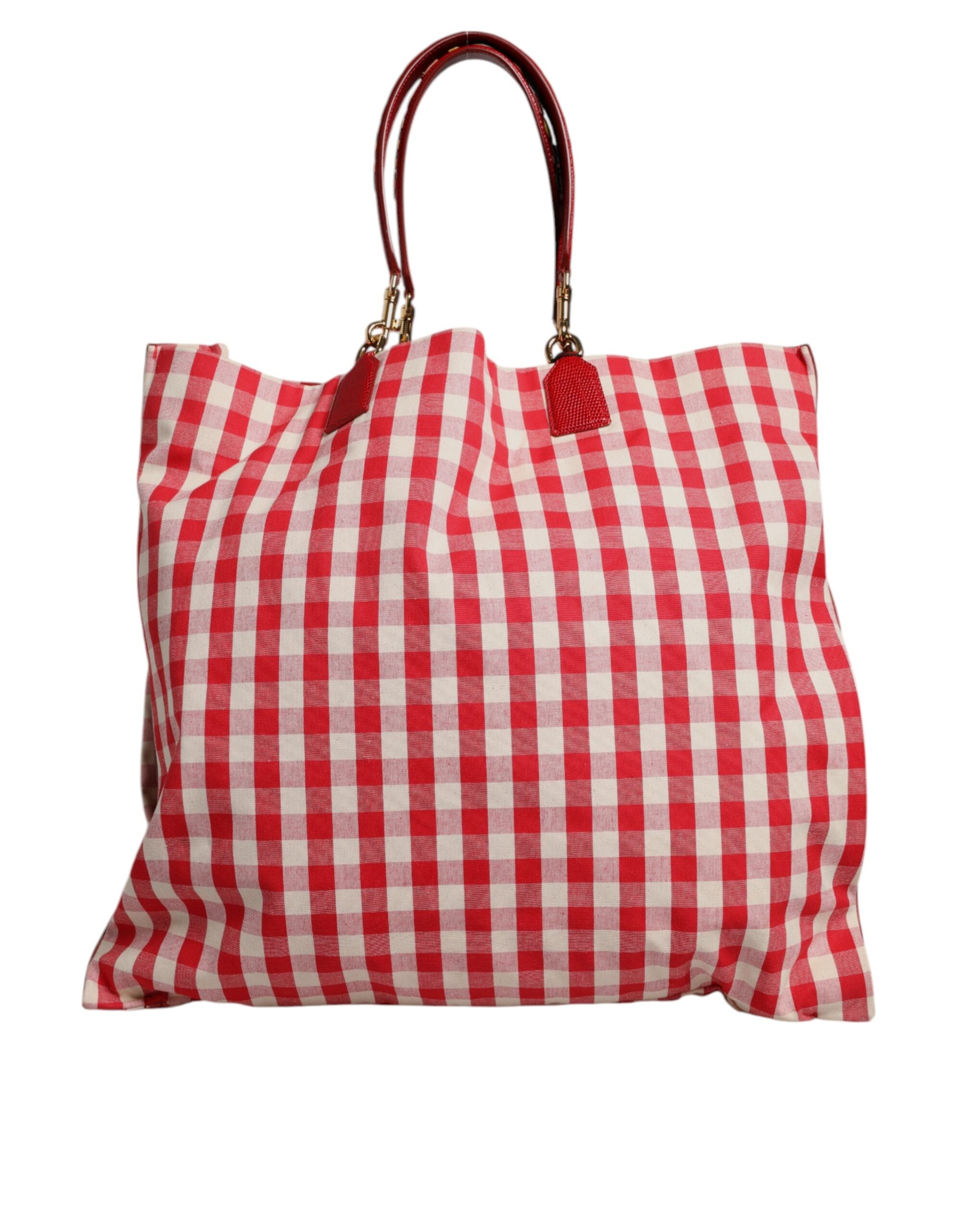 Dolce & Gabbana Red rhinestone-embellished I Love Pizza bag
